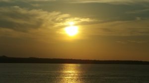 Sunset at sea