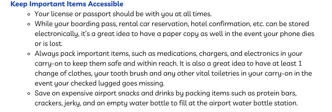 Airport Packing 4
