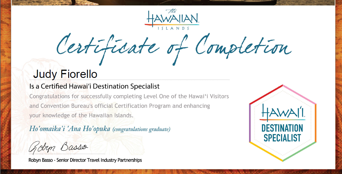 Hawaiian specialist