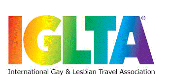 logo iglta lgbt travel association logo