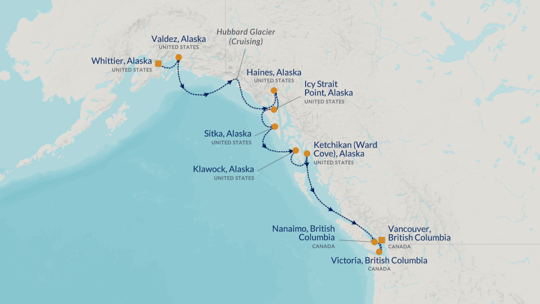 cruise map